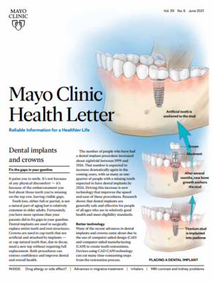 cover image of June 2021. Mayo Clinic Health Letter
